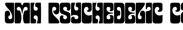 JMH Psychedelic CAPS font preview